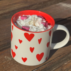 Bougie mug coeurs 💕